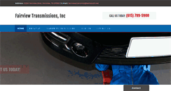 Desktop Screenshot of fairviewtransmissions.com